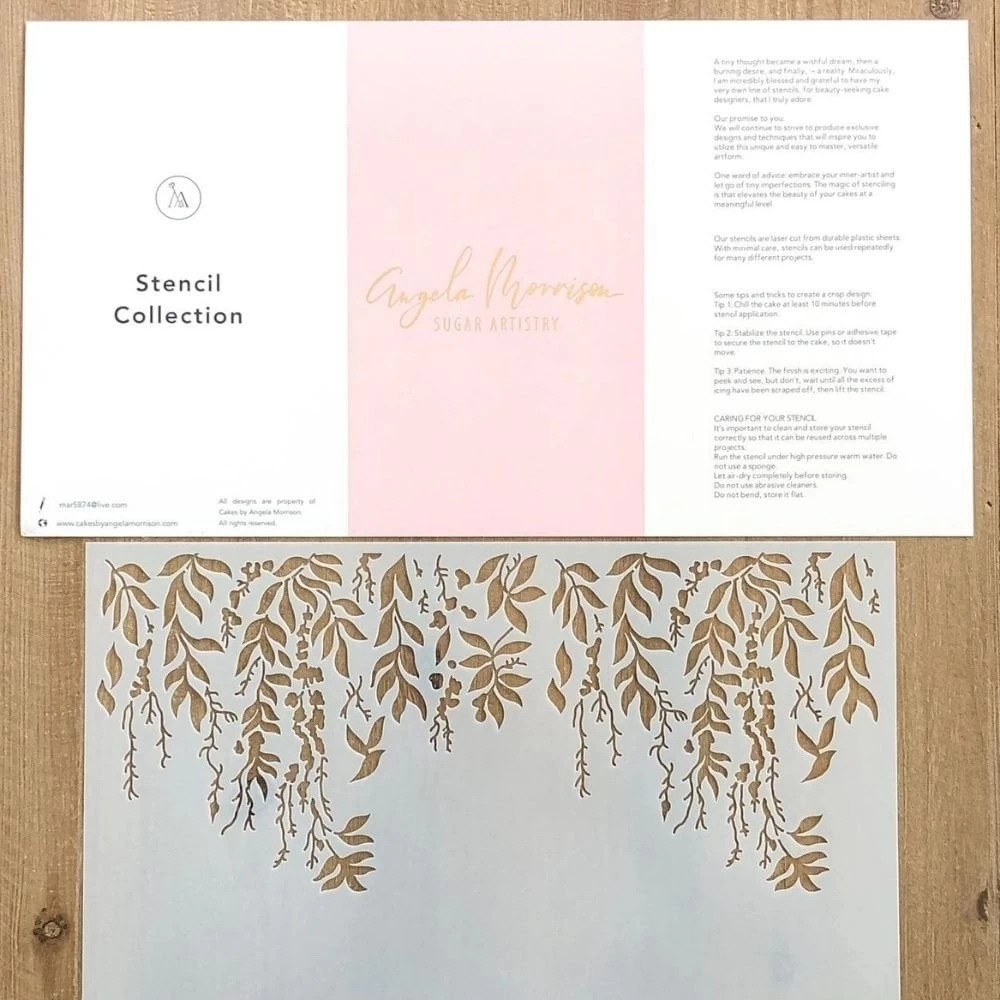 Angela Morrison Amy - Botanical Stencil Collection Angela Morrison Amy - Botanical Stencil Collection -Wilton Shop angela morrison amy botanical stencil collection p16612 58447 image