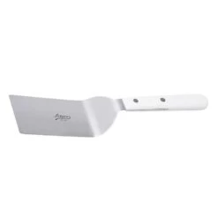 Ateco Stainless Steel Cookie Spatula With White Handle - 6"