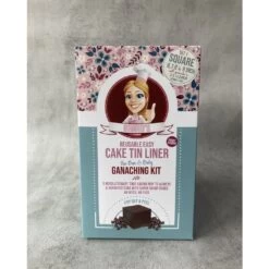 Brigids Cake Room Reusable Easy Cake Tin Liner - Square Ganaching Kit