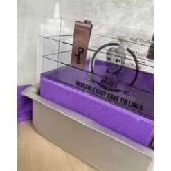Brigids Cake Room Reusable Easy Cake Tin Liner - Square Ganaching Kit -Wilton Shop brigids cake room reusable easy cake tin liner square ganaching kit p13280 46300 image