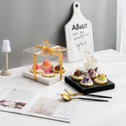 Wilton Shop 13 Wilton Shop -Wilton Shop cake craft company black deluxe crystal transparent cupcake boxes holds 4 p18613 66380 image