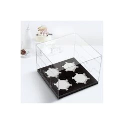 Cake Craft Company Black Deluxe Crystal Transparent Cupcake Boxes - Holds 4 -Wilton Shop cake craft company black deluxe crystal transparent cupcake boxes holds 4 p18613 66423 image