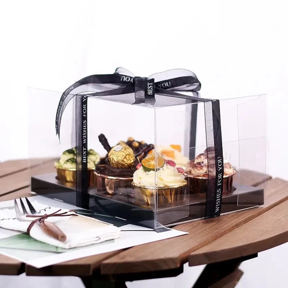 Cake Craft Company Black Deluxe Crystal Transparent Cupcake Boxes - Holds 6 Cake Craft Company Black Deluxe Crystal Transparent Cupcake Boxes - Holds 6 -Wilton Shop cake craft company black deluxe crystal transparent cupcake boxes holds 6 p18614 66575 image