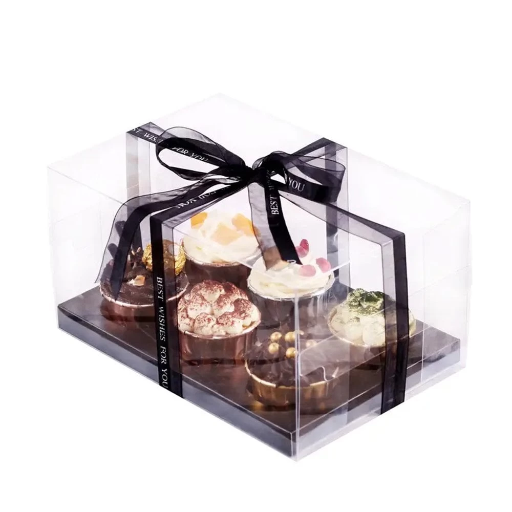 Cake Craft Company Black Deluxe Crystal Transparent Cupcake Boxes - Holds 6 Cake Craft Company Black Deluxe Crystal Transparent Cupcake Boxes - Holds 6 -Wilton Shop cake craft company black deluxe crystal transparent cupcake boxes holds 6 p18614 66576 image