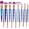 Blush Powder Metallic Blue / Rose Brush Set Of 15 - Ideal For Gift 1 Blush Powder Metallic Blue / Rose Brush Set Of 15 - Ideal For Gift -Wilton Shop cake craft company blush powder metallic blue rose brush set of 15 ideal for gift p11855 42223 image