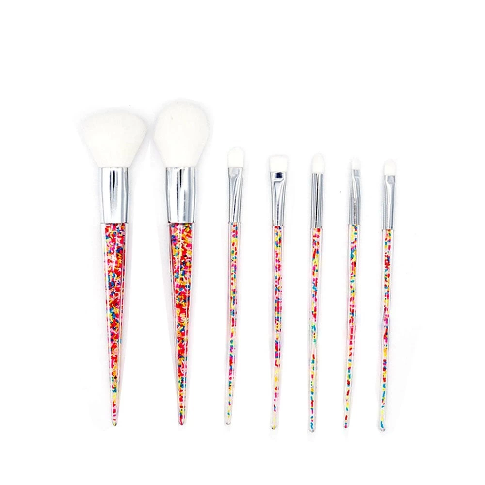 Blush Powder White Brush Set With Sprinkles Inside - Set Of 7 - Ideal For Gift Blush Powder White Brush Set With Sprinkles Inside - Set Of 7 - Ideal For Gift -Wilton Shop cake craft company blush powder white brush set with sprinkles inside set of 7 ideal for gift p11850 42228 image