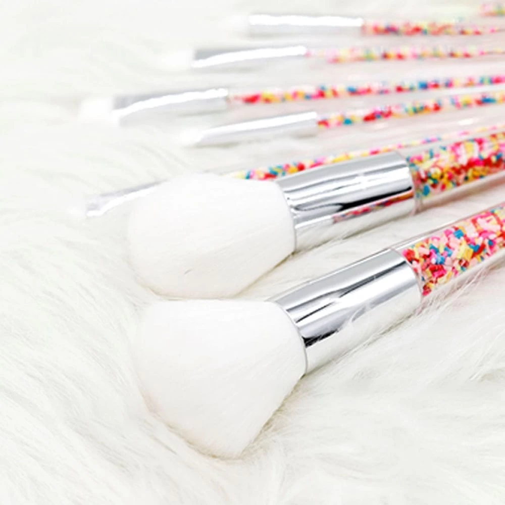 Blush Powder White Brush Set With Sprinkles Inside - Set Of 7 - Ideal For Gift Blush Powder White Brush Set With Sprinkles Inside - Set Of 7 - Ideal For Gift -Wilton Shop cake craft company blush powder white brush set with sprinkles inside set of 7 ideal for gift p11850 42229 image
