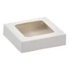 Cake Craft Company Cup Cake Plain Window Box - 152 X 152 X 38mm - Pack Of 25