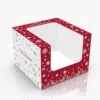 Cake Craft Company Premium Christmas Design 4 Cupcake Cases With Top Window Box With Insert - 170 X 170 X 75mm - Pack Of 25 -Wilton Shop cake craft company premium christmas design 4 cupcake cases with top window box with insert 170 x 170 x 75mm pack of 25 p11593 41646 image