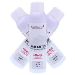 Lavish Lustres Silver - 'Lavish Lustre' Edible Food Colouring Metallic Lustre Decorating Spray 400ml