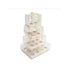 Cake Craft Company White Deluxe Crystal Transparent Cupcake Boxes - Holds 12 -Wilton Shop cake craft company white deluxe crystal transparent cupcake boxes holds 12 p18619 66419 image