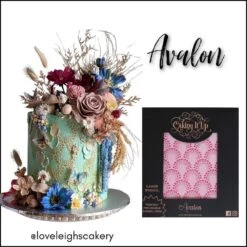 Caking It Up Avalon - Cake Stencil By Karen Reeves -Wilton Shop caking it up avalon cake stencil by karen reeves p16055 55993 image