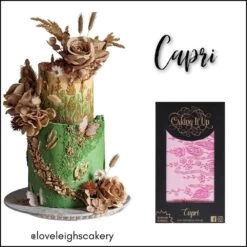 Caking It Up Capri - Cake Stencil By Karen Reeves 3 Caking It Up Capri - Cake Stencil By Karen Reeves -Wilton Shop caking it up capri cake stencil by karen reeves p16054 55995 image