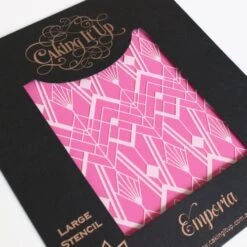 Caking It Up Emporia - Cake Stencil By Karen Reeves -Wilton Shop caking it up emporia cake stencil by karen reeves p16051 55892 image