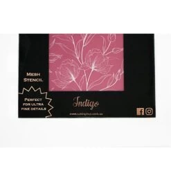 Caking It Up INDIGO Mesh Cake Stencil By Karen Reeves -Wilton Shop caking it up indigo mesh cake stencil by karen reeves p11089 40509 image