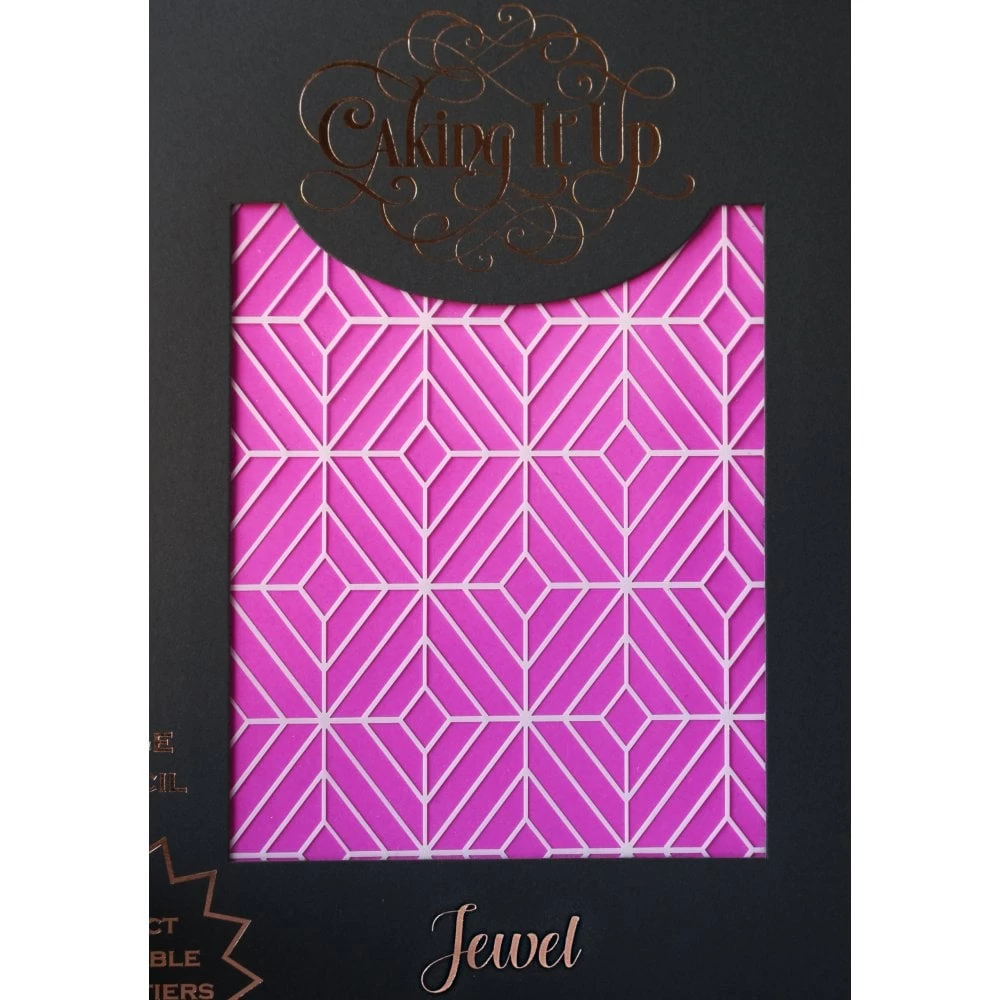 Caking It Up JEWEL - Cake Stencil by Karen Reeves Caking It Up JEWEL - Cake Stencil By Karen Reeves -Wilton Shop caking it up jewel cake stencil by karen reeves p6178 26450 image