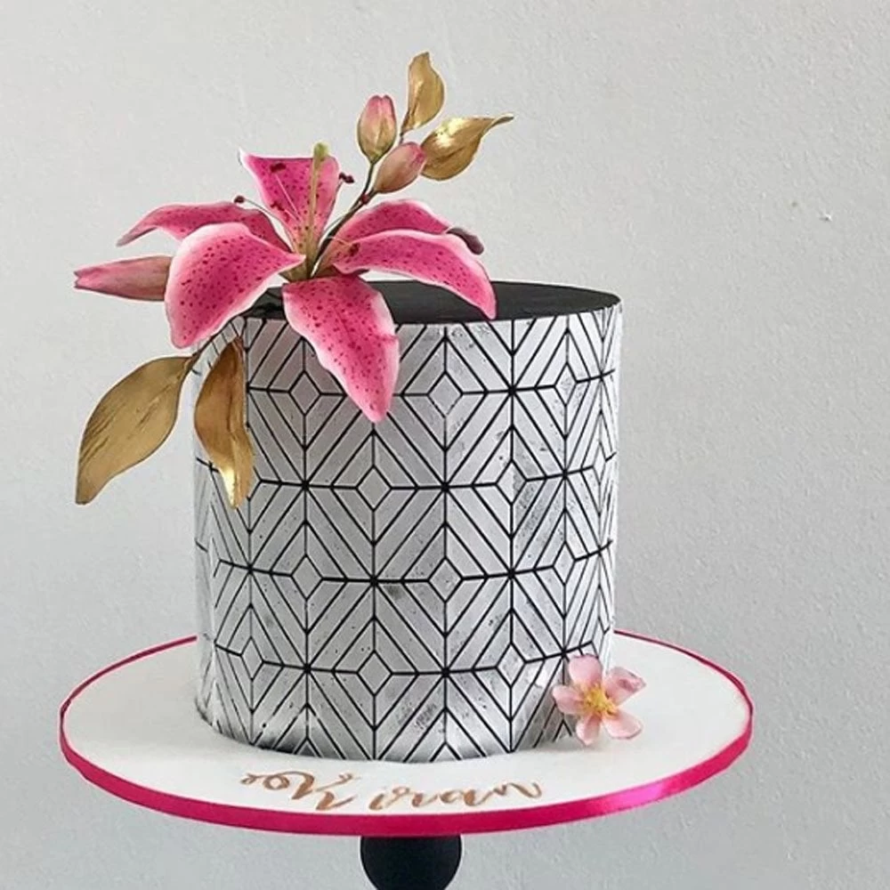 Caking It Up JEWEL - Cake Stencil by Karen Reeves Caking It Up JEWEL - Cake Stencil By Karen Reeves -Wilton Shop caking it up jewel cake stencil by karen reeves p6178 35774 image