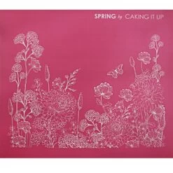 Caking It Up SPRING Mesh Cake Stencil By Karen Reeves -Wilton Shop caking it up spring mesh cake stencil by karen reeves p11095 40564 image