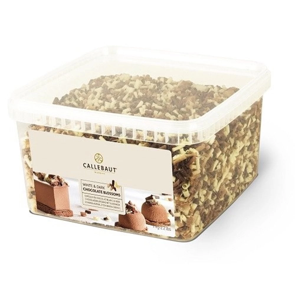 Callebaut Blossoms White And Dark Chocolate Flavoured Chocolate Shavings - 1kg Callebaut Blossoms White And Dark Chocolate Flavoured Chocolate Shavings - 1kg -Wilton Shop callebaut blossoms white and dark chocolate flavoured chocolate shavings 1kg p11282 40932 image