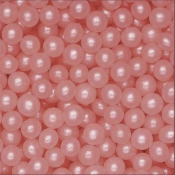 Club Green Pearlised Sugar Balls Pink 4mm