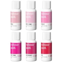 Colour Mill Next Generation Oil Based Food Colouring 20ml - Love Theme Pack Of 6