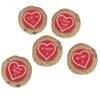 Culpitt Valentine Greetings Plaque Sugar Decorations Red - 50mm - Box Of 200 -Wilton Shop culpitt valentine greetings plaque sugar decorations red 50mm box of 200 p12060 42716 image