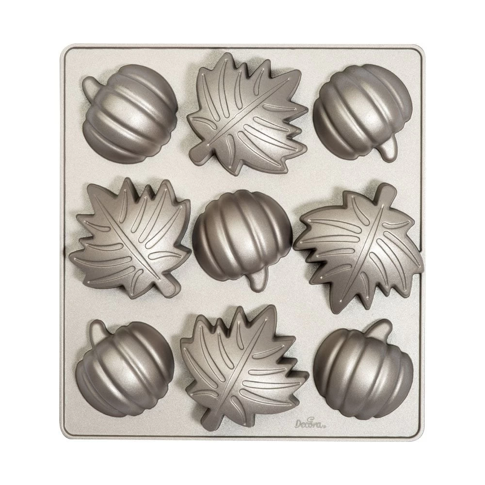 Decora Autumn Non-Stick Mould - 9 Cavity Decora Autumn Non-Stick Mould - 9 Cavity -Wilton Shop decora autumn non stick mould 9 cavity p16672 58817 image