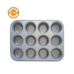 Decora Cupcake/Muffin Pan Of 12, Non-Stick Steel -Wilton Shop decora cupcake muffin pan of 12 non stick steel p4819 26938 image