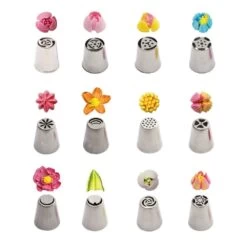 Decora Premium 'Russian Themed' Piping Nozzle Kit Of 12 -Wilton Shop decora premium russian themed piping nozzle kit of 12 p5047 26684 image