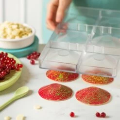 Decora Round Dish Polycarbonate Chocolate Mould - 6 Cavities -Wilton Shop decora round dish polycarbonate chocolate mould 6 cavities p15873 55297 image