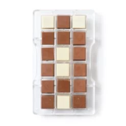 Decora Square Shapes - Polycarbonate Chocolate Mould