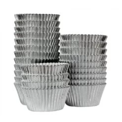 Doric Bulk Packed Professional Foil Muffin Case Silver (Pack Of 375) -Wilton Shop doric bulk packed professional foil muffin case silver pack of 375 p7014 29926 image