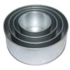 Eurotins 4 Tier Round 3" Deep Cake Tins ( 6 , 8 , 10 , 12 ) - Set Of 4