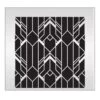 Evil Cake Genius Acrylic Cake Stencil - Art Deco Geometric