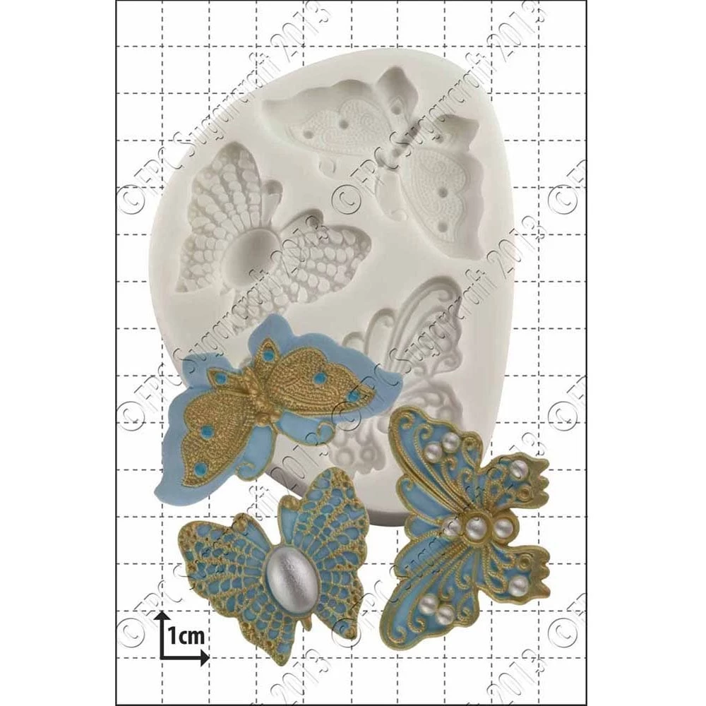 FPC Moulds Filigree Butterflies' Silicone Mould FPC Moulds Filigree Butterflies' Silicone Mould -Wilton Shop fpc moulds filigree butterflies silicone mould p8259 32925 image