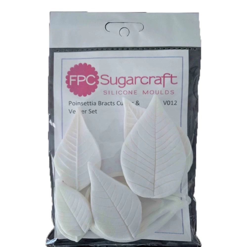 FPC Moulds Poinsettia Bracts Cutter & Veiner Set FPC Moulds Poinsettia Bracts Cutter & Veiner Set -Wilton Shop fpc moulds poinsettia bracts cutter veiner set p11002 40245 image