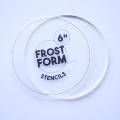 FROST FORM Frost Form- Stencil Liner & Former Base - 6" Round