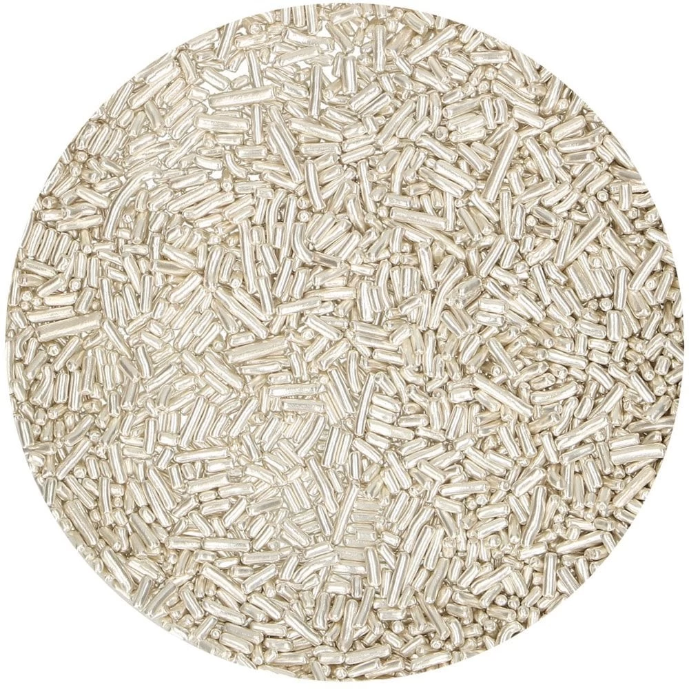 Fun Cakes FunCakes Sugar Strands - Metallic Silver - 800g Fun Cakes FunCakes Sugar Strands - Metallic Silver - 800g -Wilton Shop fun cakes funcakes sugar strands metallic silver 800g p9676 36821 image