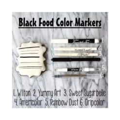 Gourmet Food Pens Full Set Of 12 - Double-Tip Edible Food Colouring Marker Pens + Free Random Design Pen Case -Wilton Shop gourmet food pens full set of 12 double tip edible food colouring marker pens free random design pen case p6766 28374 image