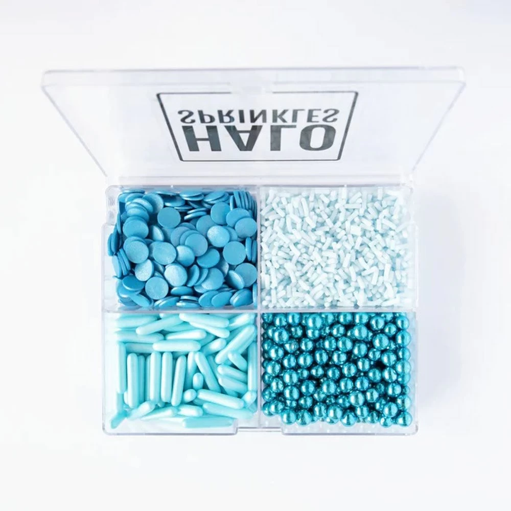 Halo Sprinkles Pick N Mix - Blues 240g Halo Sprinkles Pick N Mix - Blues 240g -Wilton Shop halo sprinkles pick n mix blues 240g p17788 63734 image