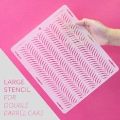 Lacupella Seamless Cake Stencil - APIYA -Wilton Shop lacupella seamless cake stencil apiya p15600 54446 image