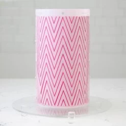 Lacupella Seamless Pattern Cake Stencil - CHEVI -Wilton Shop lacupella seamless pattern cake stencil chevi p13358 46500 image