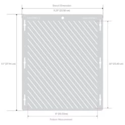 Lacupella Seamless Pattern Cake Stencil - DARLA -Wilton Shop lacupella seamless pattern cake stencil darla p15222 52966 image