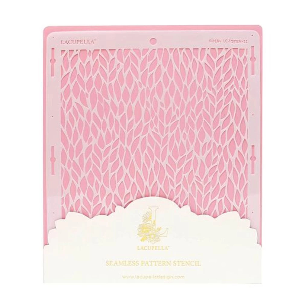 Lacupella Seamless Pattern Cake Stencil - FOLIA Lacupella Seamless Pattern Cake Stencil - FOLIA -Wilton Shop lacupella seamless pattern cake stencil folia p13365 46558 image