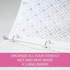 Lacupella Seamless Pattern Cake Stencil - IRIE -Wilton Shop lacupella seamless pattern cake stencil irie p15216 52920 image