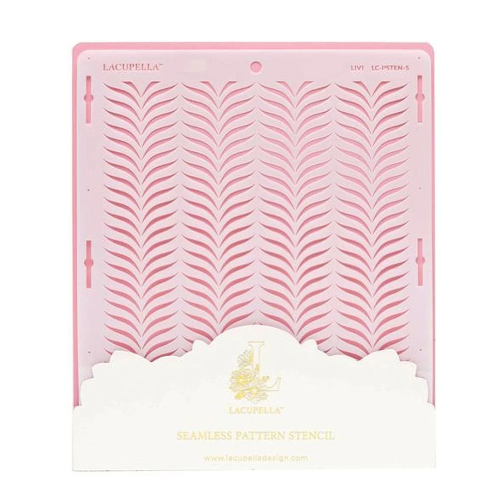 Lacupella Seamless Pattern Cake Stencil - LIVI Lacupella Seamless Pattern Cake Stencil - LIVI -Wilton Shop lacupella seamless pattern cake stencil livi p13359 46506 image