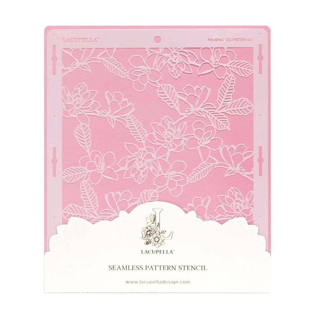 Lacupella Seamless Pattern Cake Stencil - MAGNA Lacupella Seamless Pattern Cake Stencil - MAGNA -Wilton Shop lacupella seamless pattern cake stencil magna p13823 48050 image