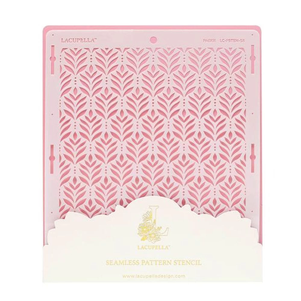 Lacupella Seamless Pattern Cake Stencil -PADDI Lacupella Seamless Pattern Cake Stencil -PADDI -Wilton Shop lacupella seamless pattern cake stencil paddi p13372 46617 image