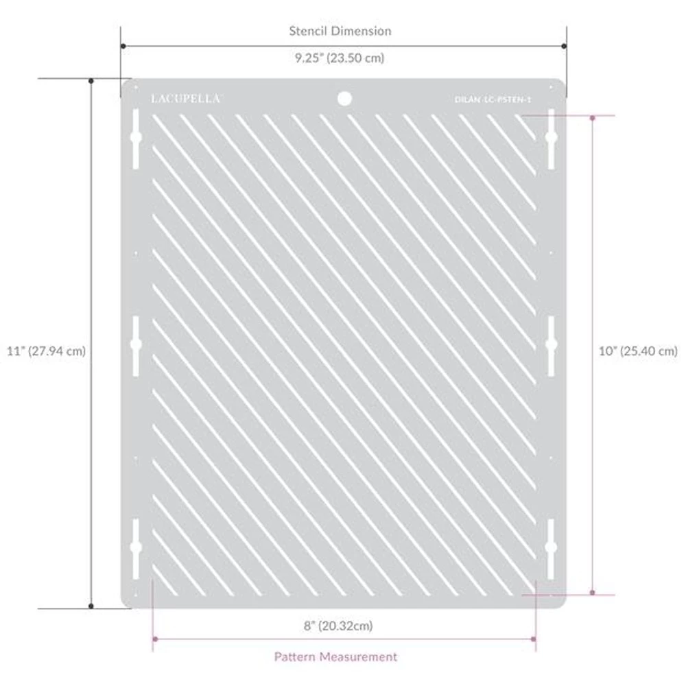 Lacupella Seamless Pattern Cake Stencil - RAYES Lacupella Seamless Pattern Cake Stencil - RAYES -Wilton Shop lacupella seamless pattern cake stencil rayes p13645 47542 image