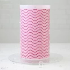 Lacupella Seamless Pattern Cake Stencil - WAVI -Wilton Shop lacupella seamless pattern cake stencil wavi p13357 46492 image